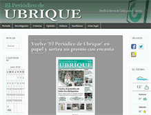 Tablet Screenshot of elperiodicodeubrique.com